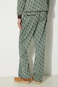 Clothing Needles trousers Track Pant OT225 turquoise
