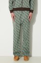 Needles trousers Track Pant turquoise OT225
