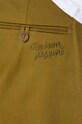 Bavlnené nohavice Maison Kitsuné Relaxed Chino MM01106WW0078 zelená
