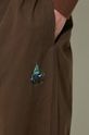 ICECREAM pantaloni de bumbac Skate Pant ICC003 maro