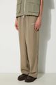 Παντελόνι MKI MIYUKI ZOKU Tencel Trousers πράσινο TENCEL.TROUSERS