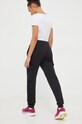 Odzież EA7 Emporio Armani spodnie dresowe bawełniane 3DUP53.PJTKZ czarny
