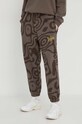 Îmbrăcăminte Converse pantaloni de trening din bumbac Converse x Wonka 10026544.A01 maro