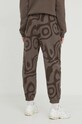 Converse pantaloni de trening din bumbac Converse x Wonka 10026544.A01 maro