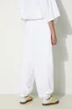 бял Спортен панталон VETEMENTS Embroidered Logo Sweatpants
