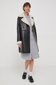 Βαμβακερό φόρεμα Tommy Hilfiger WW0WW40564 γκρί SS24