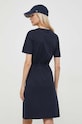 Ρούχα Βαμβακερό φόρεμα Tommy Hilfiger WW0WW40734 σκούρο μπλε