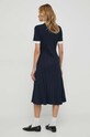 Odzież Tommy Hilfiger sukienka bawełniana WW0WW40617 granatowy
