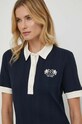 Tommy Hilfiger sukienka bawełniana granatowy WW0WW40617