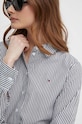 Bavlněné šaty Tommy Hilfiger bílá WW0WW41001