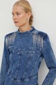 Gestuz rochie din denim albastru 10908469