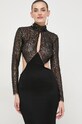 Elisabetta Franchi sukienka czarny AB51641E2