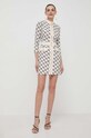 Elisabetta Franchi rochie AB53341E2 bej SS24