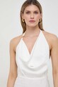Elisabetta Franchi sukienka beżowy AB57241E2