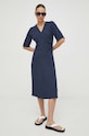 Samsoe Samsoe rochie F23400082 bleumarin SS24