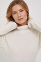 Calvin Klein sukienka wełniana K20K206351 beżowy