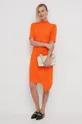 Calvin Klein sukienka pomarańczowy