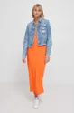 Šaty Calvin Klein oranžová