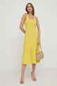 Сукня Lauren Ralph Lauren жовтий
