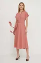Šaty Lauren Ralph Lauren ružová