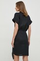 Льняна сукня Lauren Ralph Lauren 250926389 чорний SS24
