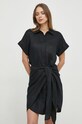 Одяг Льняна сукня Lauren Ralph Lauren 250926389 чорний
