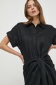Льняна сукня Lauren Ralph Lauren чорний 250926389