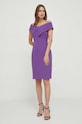 Lauren Ralph Lauren sukienka 253936390 fioletowy AW25