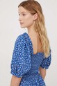 Polo Ralph Lauren sukienka bawełniana 211864036 niebieski