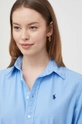 блакитний Бавовняна сукня Polo Ralph Lauren