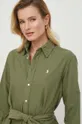 zelena Bombažna obleka Polo Ralph Lauren