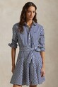 Одяг Бавовняна сукня Polo Ralph Lauren 211929600 блакитний