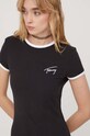 Šaty Tommy Jeans černá DW0DW17409