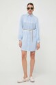 MICHAEL Michael Kors sukienka MR480LCBA4 niebieski SS24