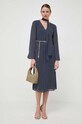 Šaty MICHAEL Michael Kors MR4825DBT9 tmavomodrá SS24