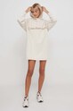 Bavlněné šaty Calvin Klein Jeans J20J223245 béžová SS24