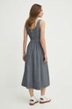 Одяг Сукня з домішкою льону Dkny DD4B5715 сірий