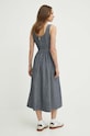 Îmbrăcăminte Dkny rochie din amestec de in DD4B5715 gri