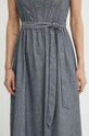 Сукня з домішкою льону Dkny DD4B5715 сірий