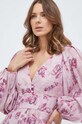 Bardot rochie violet 58475DB2.PINK.FLORA