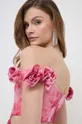 roza Obleka Bardot