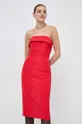 Bardot sukienka czerwony
