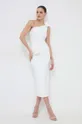λευκό Φόρεμα Bardot LILITA Γυναικεία