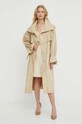 Šaty s prímesou ľanu Twinset béžová 241TP2521