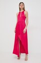 Twinset sukienka rozkloszowany różowy 241TP2101