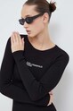 Karl Lagerfeld Jeans pamut ruha fekete 240J1310