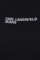 Karl Lagerfeld Jeans pamut ruha 240J1310 fekete