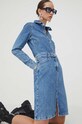 Karl Lagerfeld Jeans sukienka jeansowa niebieski 240J1308