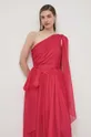 Svilena obleka Luisa Spagnoli PANNELLO roza