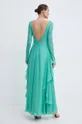 Svilena haljina Luisa Spagnoli RUNWAY COLLECTION zelena